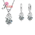 Женский ювелирный комплект из серебра 925 пробы с фианитами