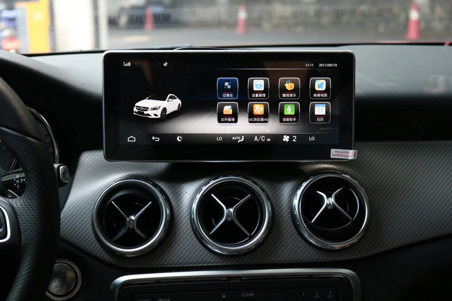 Автомобильный радиоплеер с сенсорным экраном Android 8 0 для Benz GLA A CLA class 2012 2018 стерео