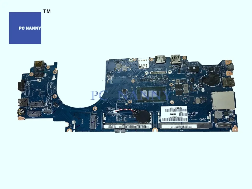 Материнская плата PCNANNY KGK0H 0KGK0H LA-E081P для Dell Latitude 5480-14 &quot-Core i5 7200U DDR4 HD Graphics 620