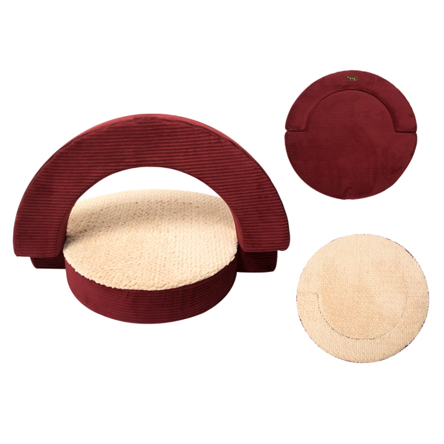 Removable Washable Kennel Double-use Folding Sofa Mattress Beds Mat Dog Cushion Soft Nest House Mascotas Pet Supply 60Z1211 | Дом и сад