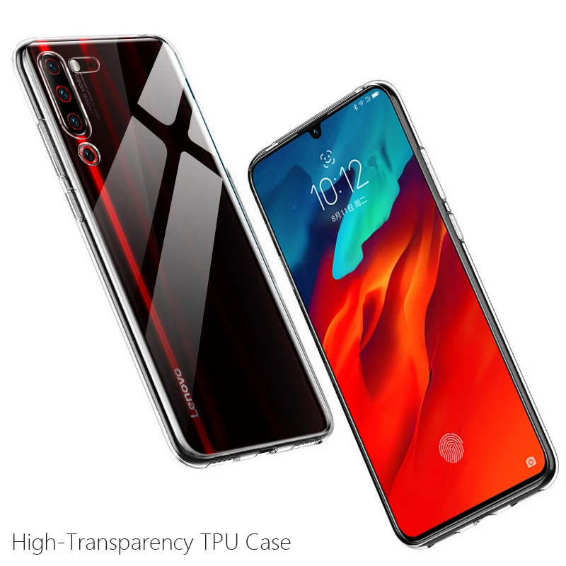 Chyi чехол для lenovo z6 pro Чехол прозрачная Мягкая силиконовая задняя накладка из ТПУ