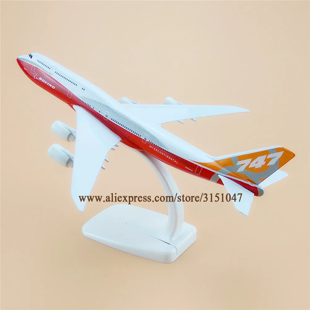 Модель самолета из металлического сплава модель стандарта Боинг 747 8