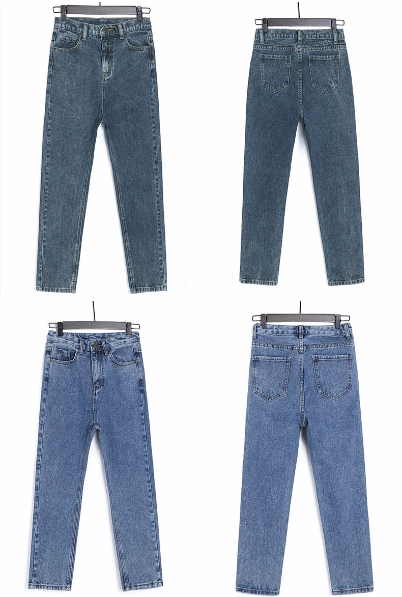 

New High Quality 2018 Winter Female Boyfriend Jeans For Women Trousers Pencil With High Waist Mom Jeans Woman Denim Jean Pants