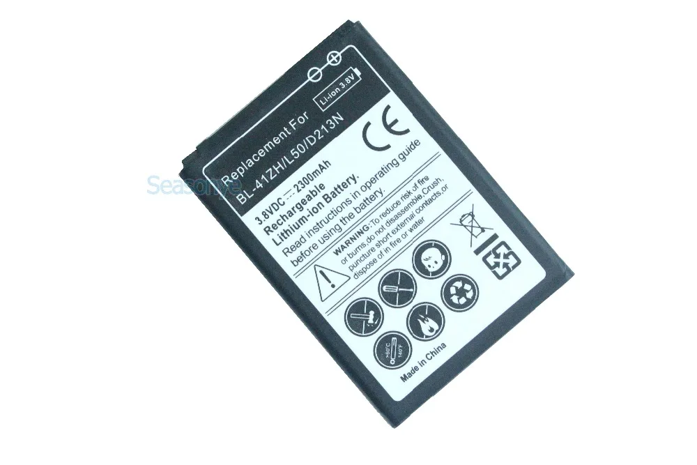 Seasonye 3x2300mAh BL 41ZH сменный аккумулятор + универсальное зарядное устройство для LG Leon