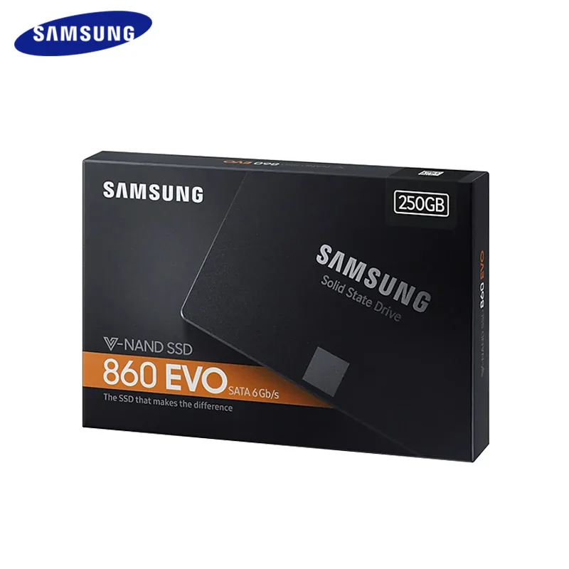 Внутренний твердотельный накопитель SAMSUNG 860 EVO SSD 250 ГБ 500 жесткий диск