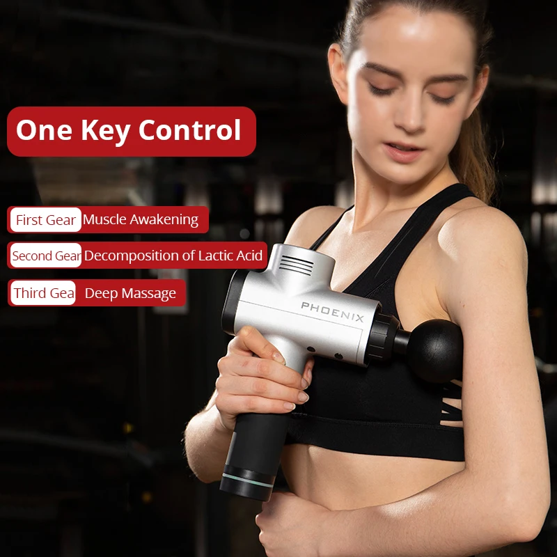 Феникс А2 массажный пистолет Профессиональный Вибрационный массажер