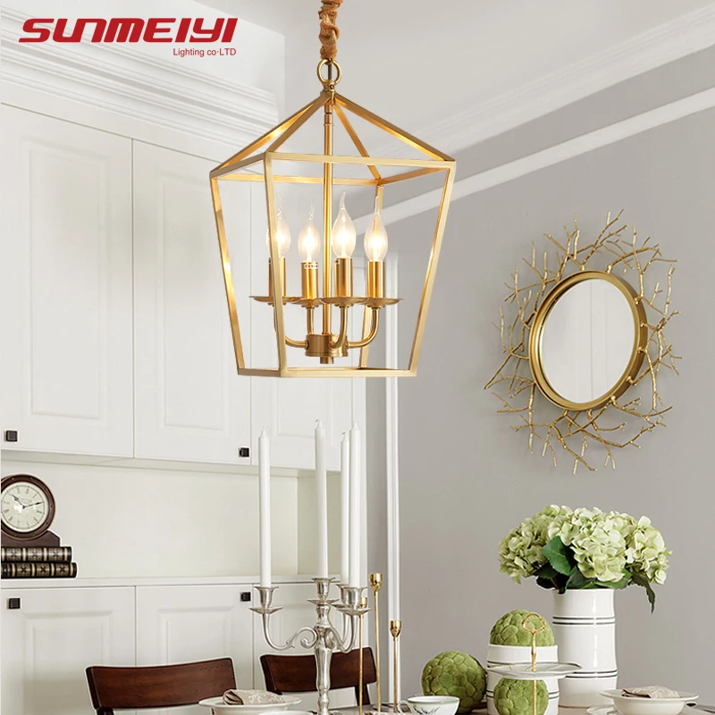 

Nordic LED chandeliers Ligthing Fixture Copper Ceiling Chandelier For Living room Kids room kroonluchter Kitchen Chandelier Lamp