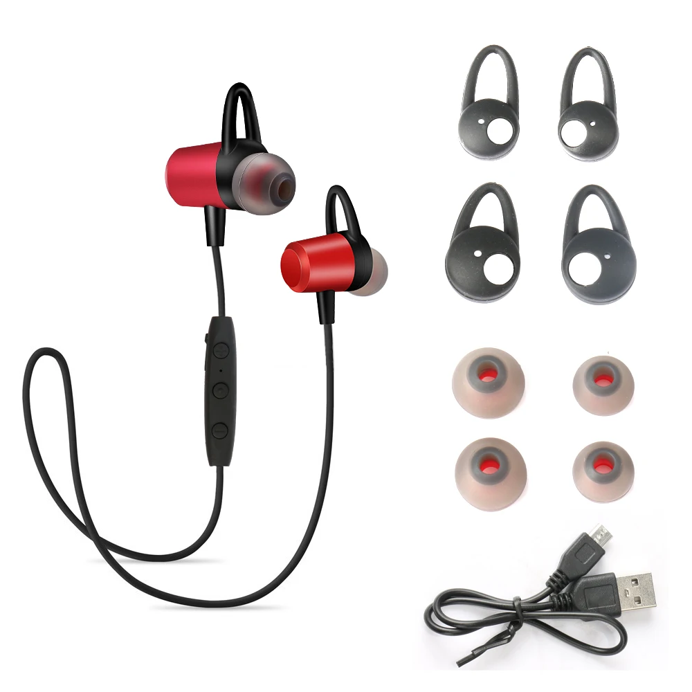 Bluetooth наушники Магнитный Металл Бас Беспроводной спортивные вкладыши динамик