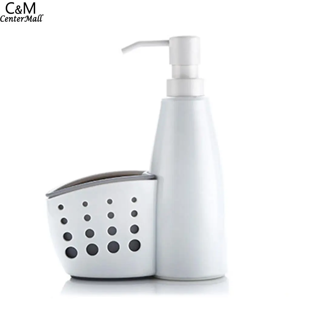 white gray Домашнее мыло для рук, гель для душа, бутылка для ванной, 2 в 1, для хранения, 195 г, мраморный узор, белый, серый флакон - Цвет: white gray