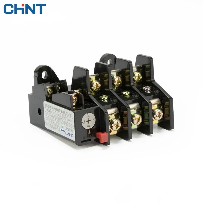 

CHINT Heat Relay JR36-63 Overload Protect 220v Heat Protect Relay Heat Overload Relay 40-63A