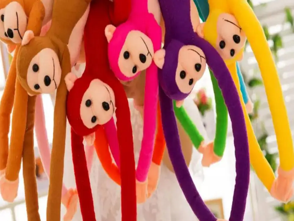Детский подарок 60 см Kawaii длинная рука хвост Обезьяна Мягкая Плюшевая Кукла