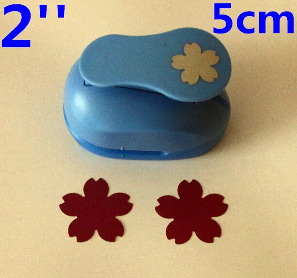 Дырочки для скрапбукинга в виде цветков вишни 2 дюйма 5 см перфорации бумаги|paper