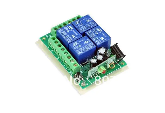 Лидер продаж беспроводной пульт дистанционного управления rf # 4Ch 10 Amp DC12 в