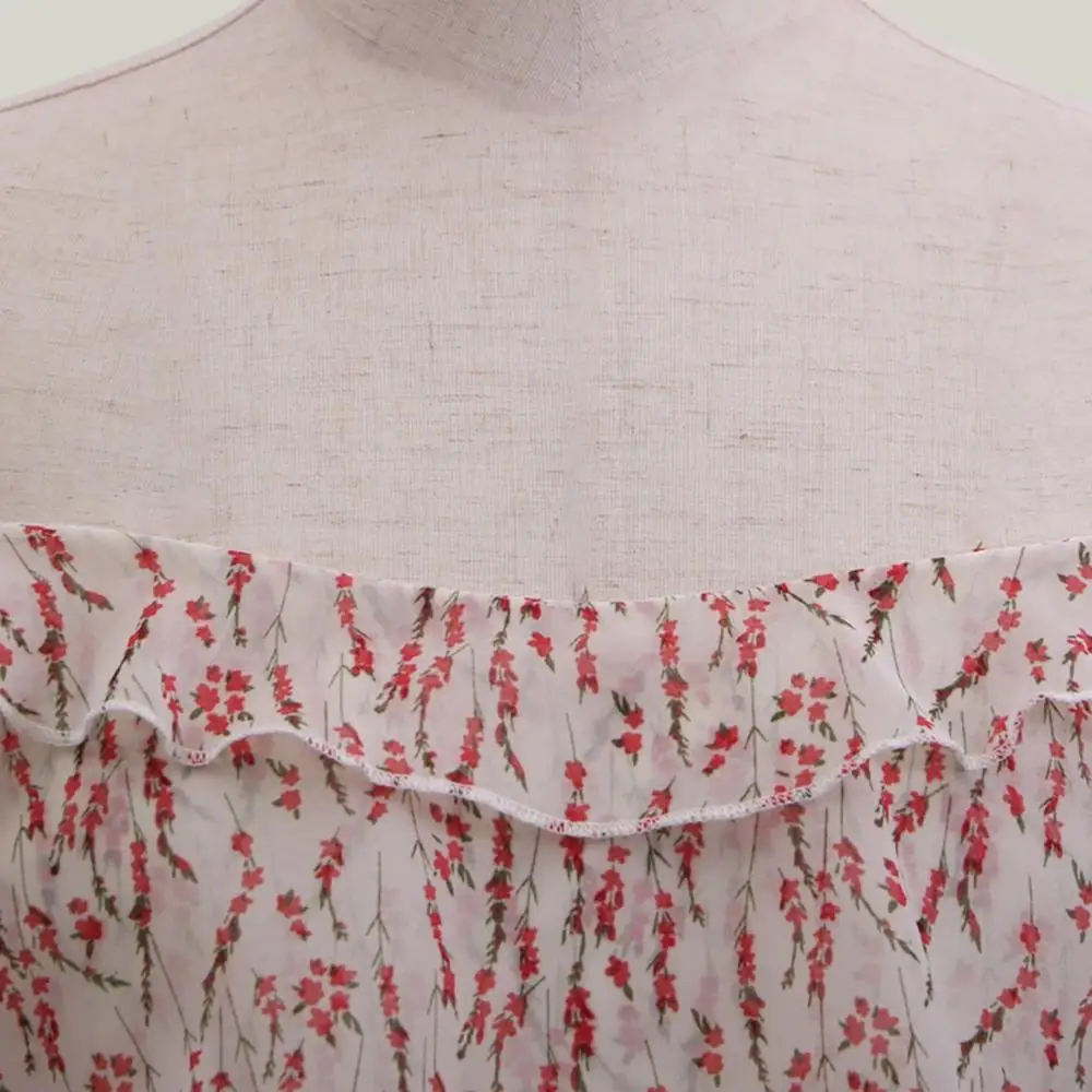 

Fashion Women Sexy Lace Short Sleeve Hollow O-Neck Split Party Dress #4L05