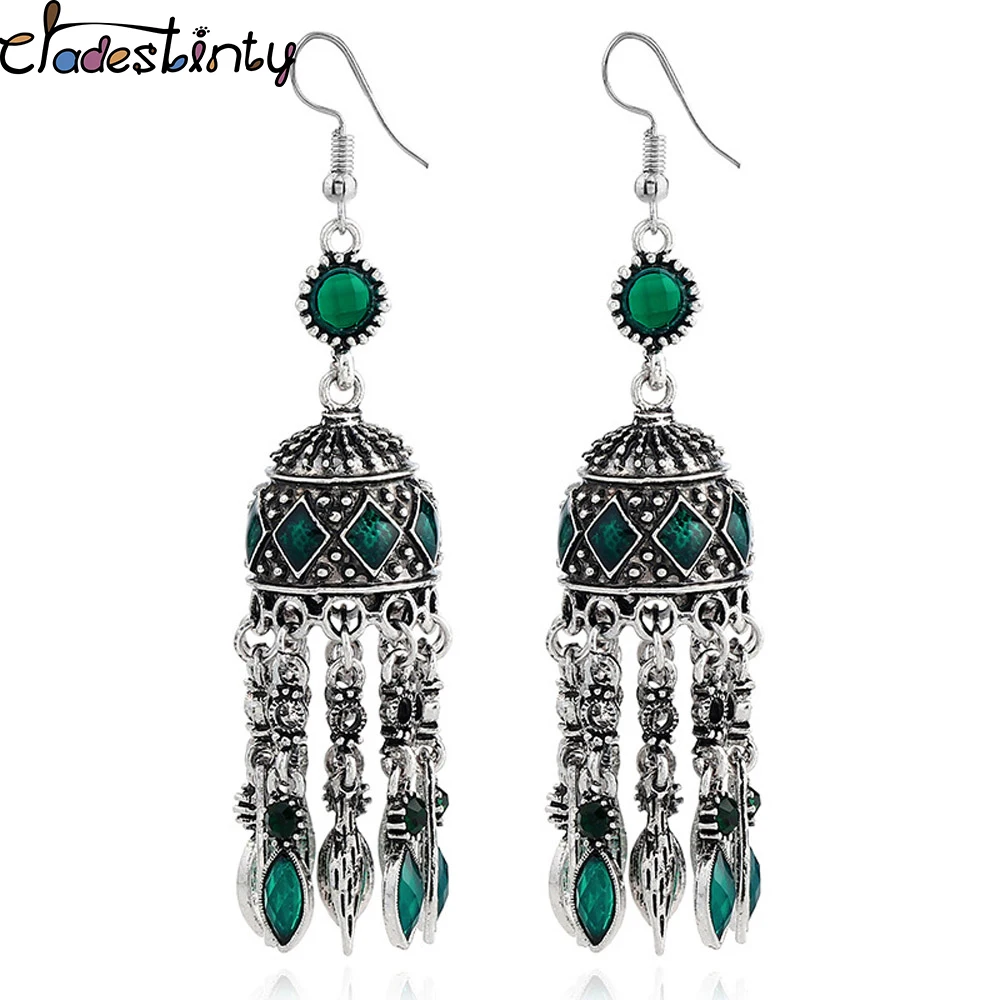 Винтажные серьги подвески в старинном стиле|earrings indian|tassel drop earringstassel earrings |