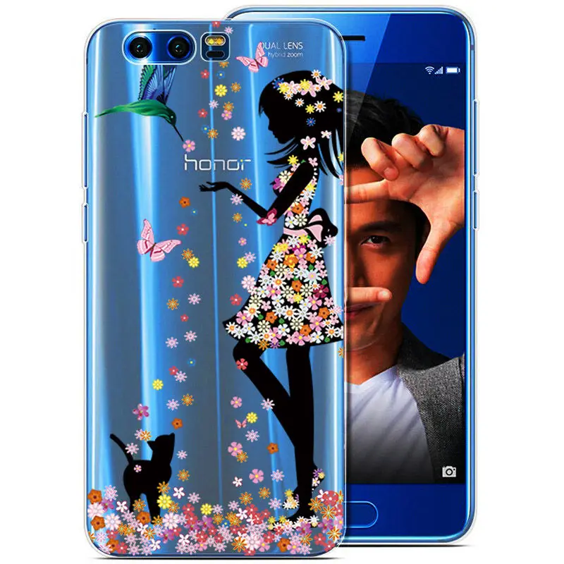 Arvin силиконовый чехол для Huawei Honor 9 Мягкий ТПУ Премиум Тонкий кристально
