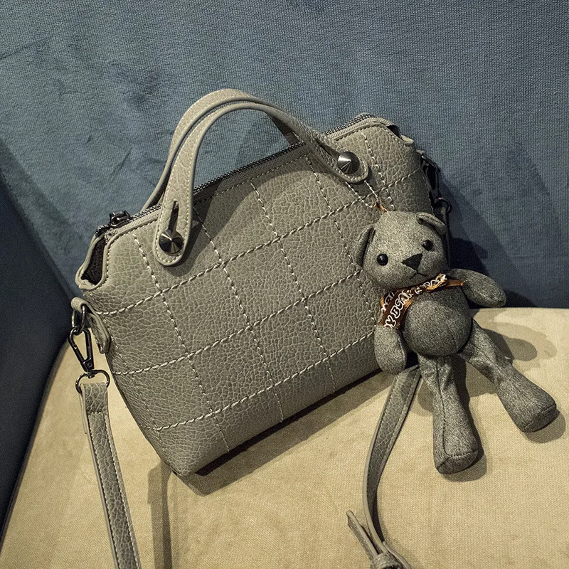 Популярная женская сумка в стиле ретро дамская Высококачественная клетчатая