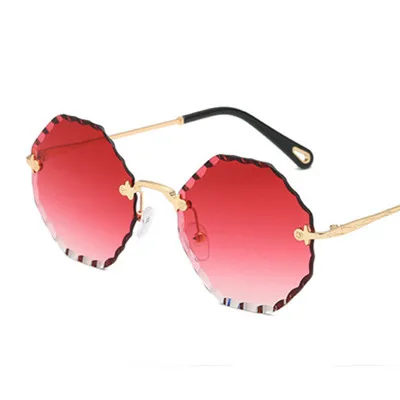 C2 Red Emosnia круглые Modis солнцезащитные очки Oculos большие винтажные женские брендовые дизайнерские Роскошные новые трендовые желтые солнцезащитные очки фестиваль подарок - Цвет линз: C2 Red