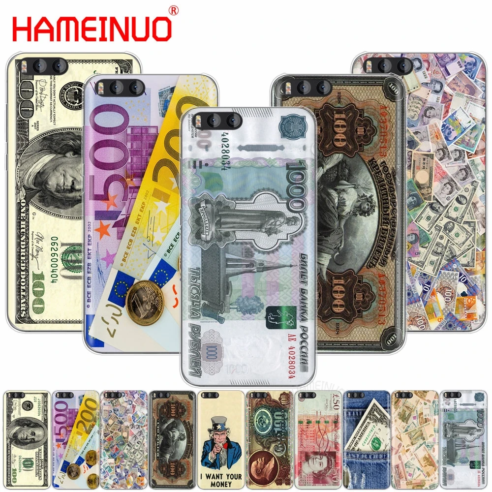 HAMEINUO деньги наличного доллара рубль чехол для Xiaomi Mi 3 4 5 5S 5C 5X 6 Mi3 Mi4 4I 4C Mi5 MI6