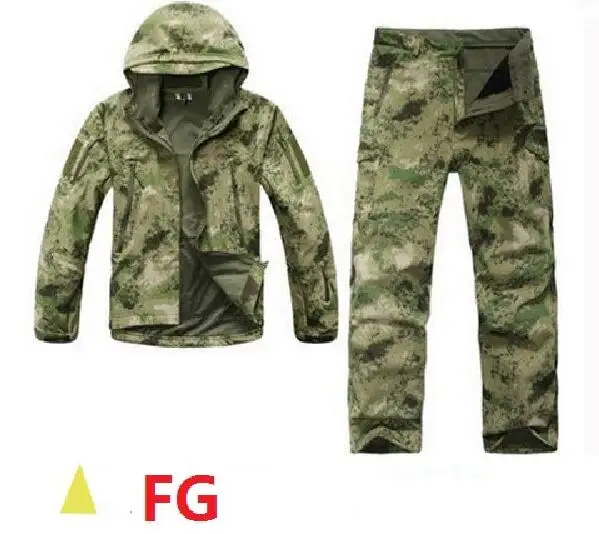 Мужская Военная тактическая куртка + штаны TAD водонепроницаемая ветрозащитная