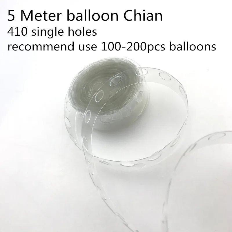 5M balloon chain DIY золотые металлические арочные шары 5 12 18 дюймов, Круглый латексный шар для детского дня рождения, вечеринки, свадьбы, украшения для детского душа - Цвет: 5M balloon chain