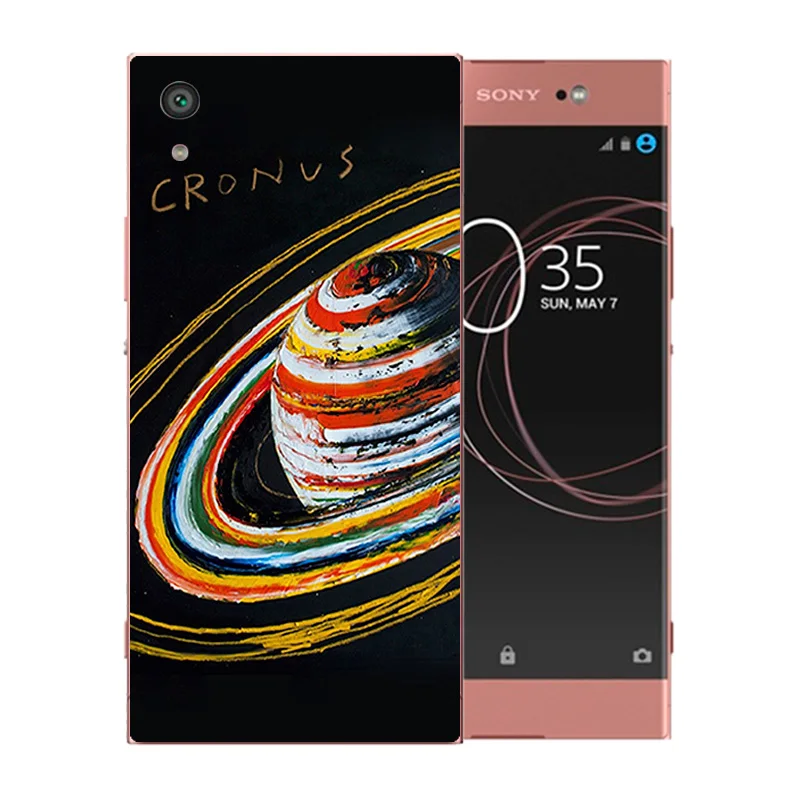 6 дюймов для Sony Xperia XA1 Ultra Case Space Moon Pattern Силиконовый чехол G3221 G3212 G3223 G3226 shell |
