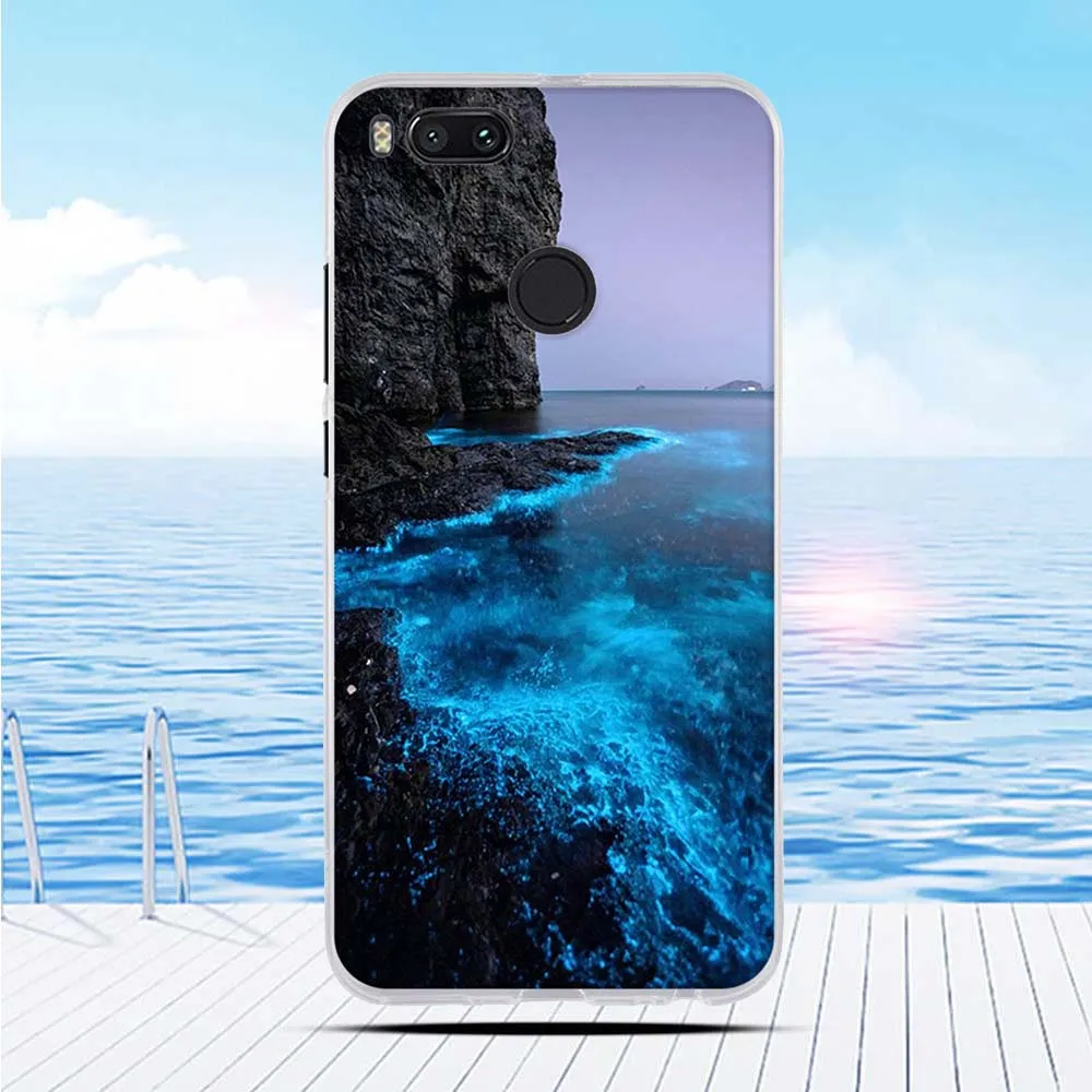 Мягкий силиконовый чехол из ТПУ с 3D рельефным рисунком для Xiaomi Mi 5X A1 | Мобильные