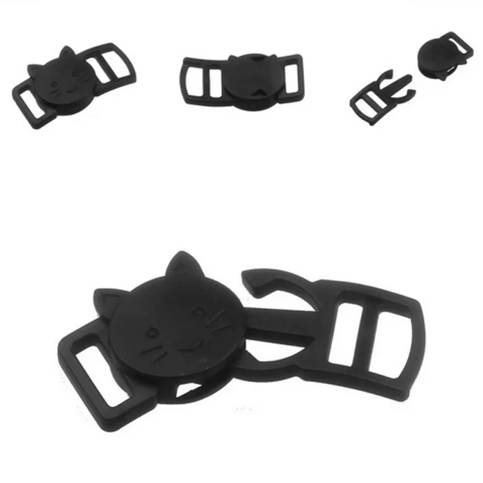 10/100 шт. разноцветные пластиковые пряжки для кошачьего ошейника 10 мм|garment closet|buckle