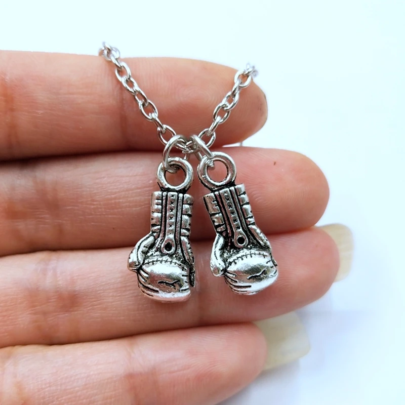 Модное ожерелье боксерские перчатки подвеска спортивное сделай сам мужское