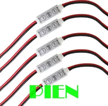 Мини-контроллер для светодиодных ленсветильник 12 В 3 клавиши Одноцветный диммер