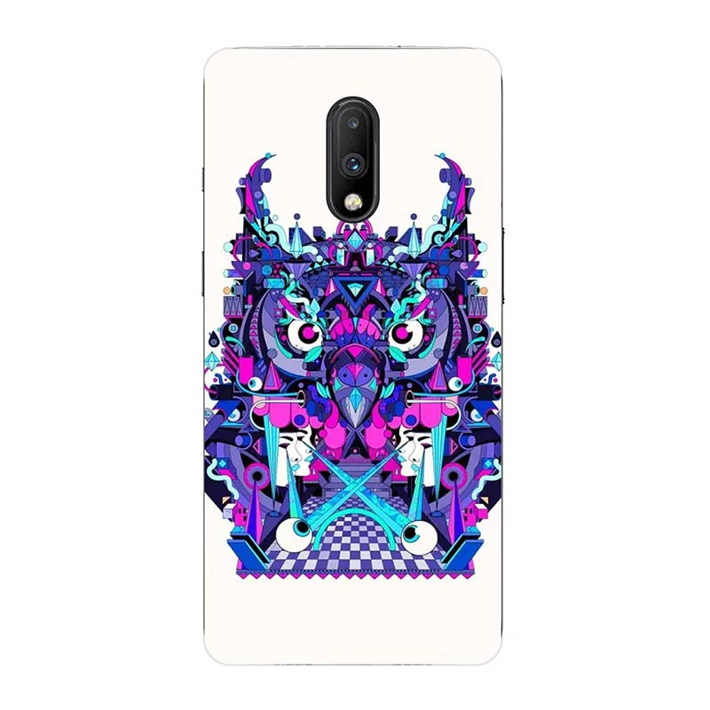 Оригинальные мягкие силиконовые чехлы для телефонов Oneplus 7 Oneplus7 Pro Мягкие силиконовые чехлы из ТПУ дизайн животных Стиль Fundas Para мультфильм - Цвет: A071