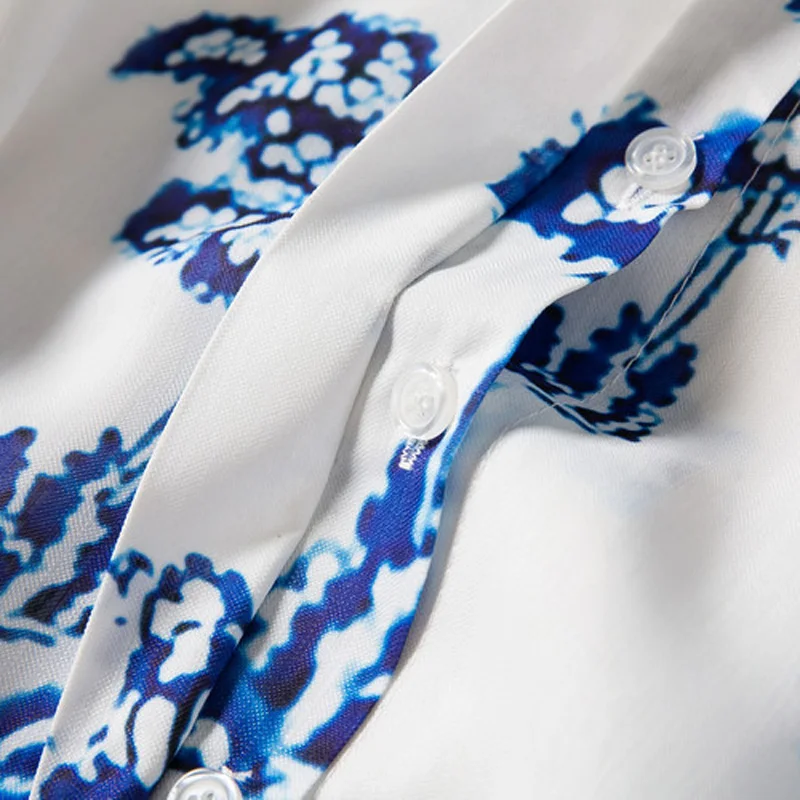 ВЫСОКОЕ КАЧЕСТВО Новые Моды 2017 Дизайнер Dress женская С Длинным Рукавом Синий