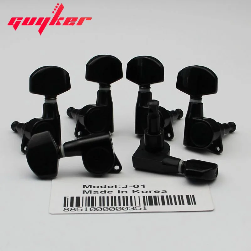 Аксессуары для тюнинга гитары тюнеры головки станка черного цвета|tuner machine|guitar