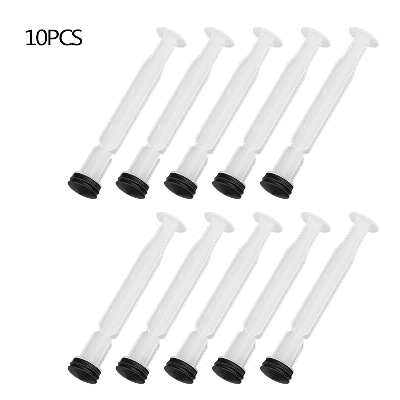 10 pieces WNB легко использовать 5/10 шт пластиковые трубки поршня для 10cc трубки припоя флюс пасты пайки масла ремонтные инструменты 559 сварочные аксессуары - Цвет: 10 pieces
