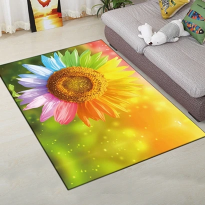 Carpet2 120*160 см креативные коврики европейские Цветы гостиная ковер Тип 3D печать коврик для прихожей Противоскользящий Ванная комната Кухонный коврик - Цвет: Carpet2