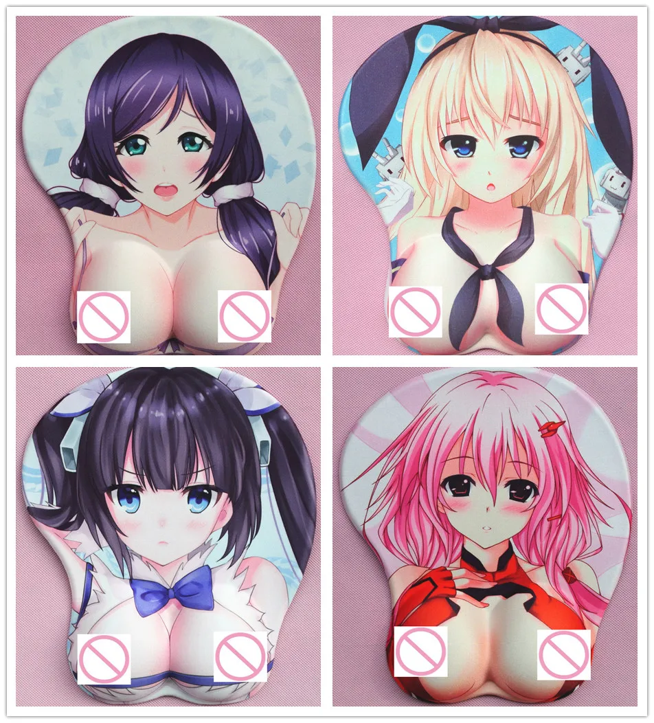 2020 новая версия японского аниме 3d коврик для мыши наручные браслеты мультяшный