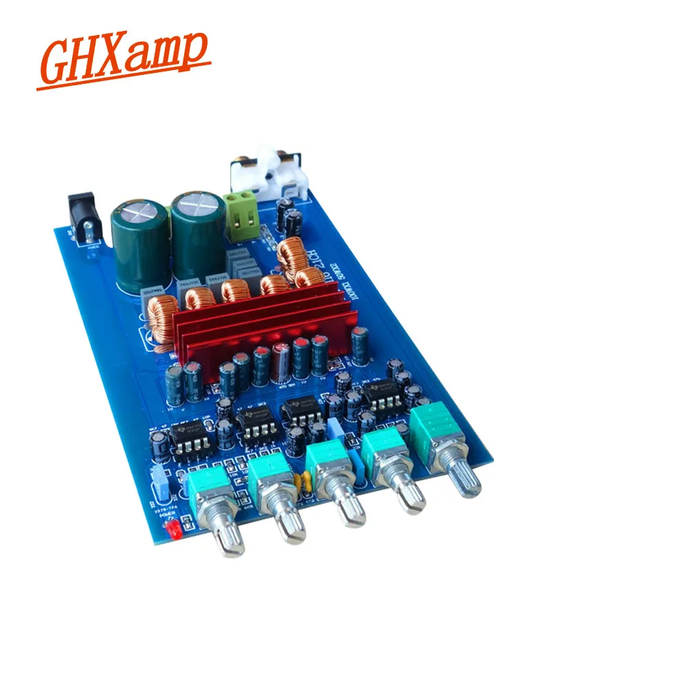 GHXAMP TPA3116 2 1 сабвуфер усилитель плата автомобиля цифровой аудио 2X50W + 100W TPA3116D2
