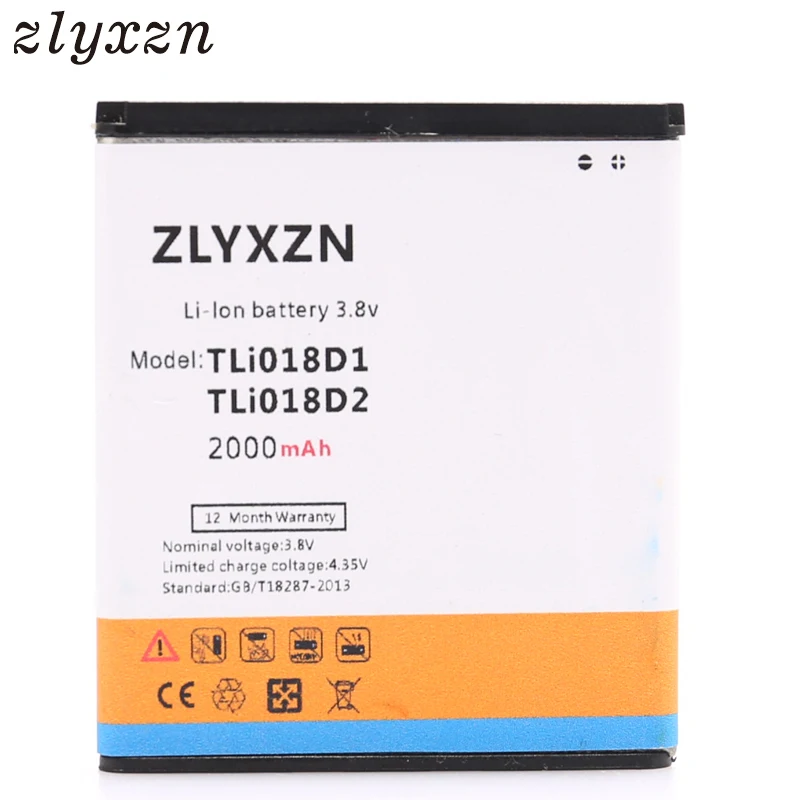 2000 мАч TLi018D1 батарея TLi018D2 для Alcatel One Touch Pop D5 Dual 5038x OT5038X 3 5015D OT 5016