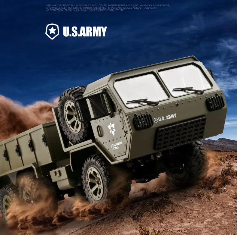 Радиоуправляемая машинка 1:16 2 4G 6WD Rock Crawler Command коммуникатор внедорожный военный