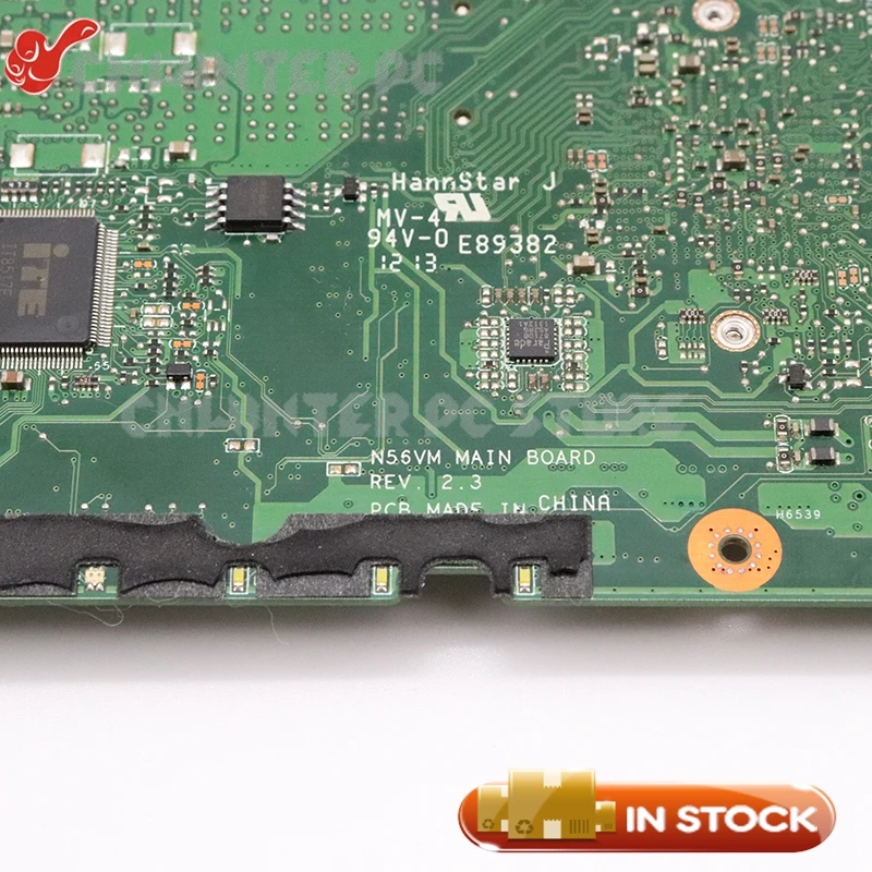 Материнская плата NOKOTION для ASUS N56VM N56VB N56VvV N56VJ N56VZ материнская HM77 DDR3 GT650M 2 Гб