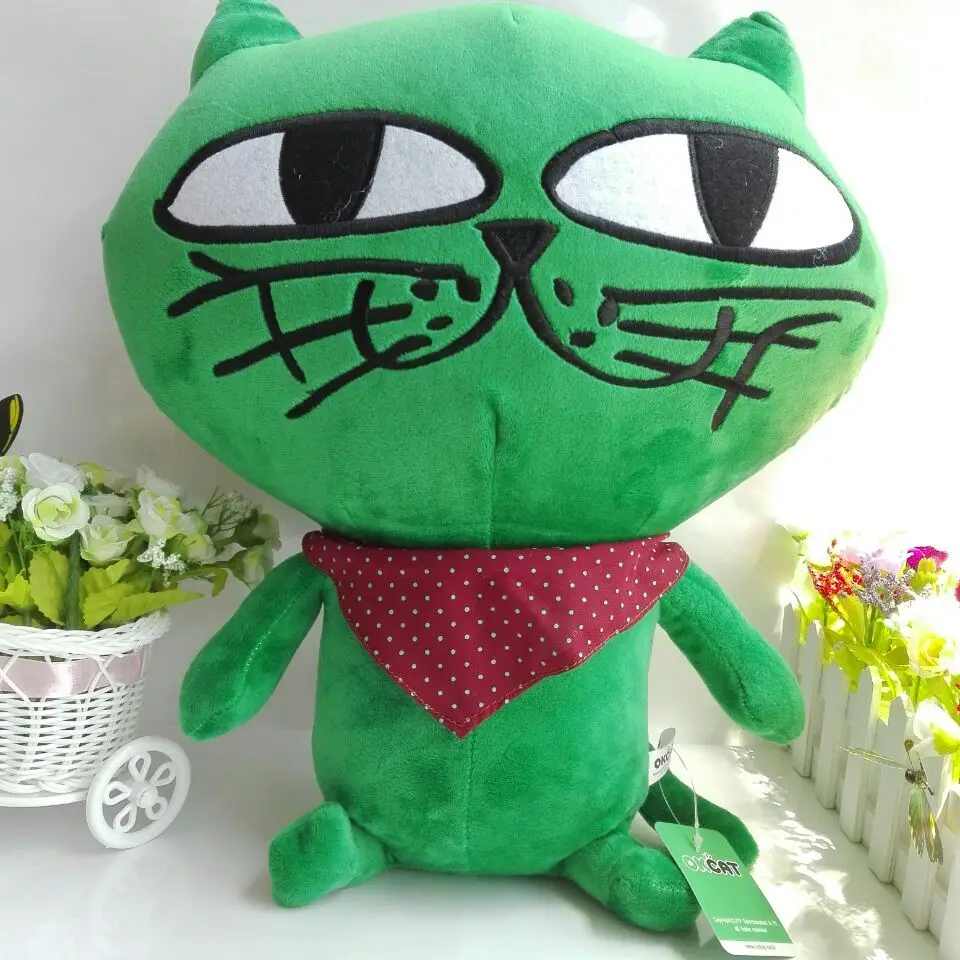 1 шт. OK плюшевая игрушка кошка подушка OKCAT зимняя для рук Офисная U плюшевые куклы