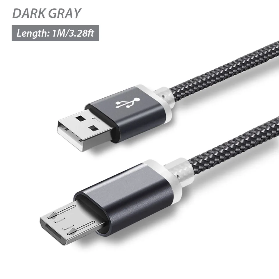 10 мм Длинный Micro USB кабель Micro usb зарядный провод шнур телефонный кабель для зарядного устройства для Blackview A7 A20 BV6000 Doogee S80 S70 X20 X55