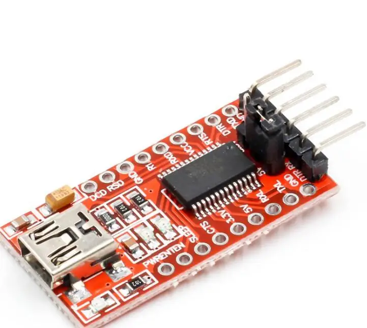 Последовательный модуль адаптера FT232RL FTDI USB 3 В 5 к TTL для мини разъема