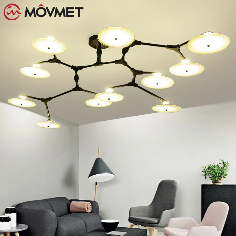 Vintage Modern LED Chandelier Spider Lustre Living room Lighting For Kitchen Restaurant Chandeliers Fixture Lights LED