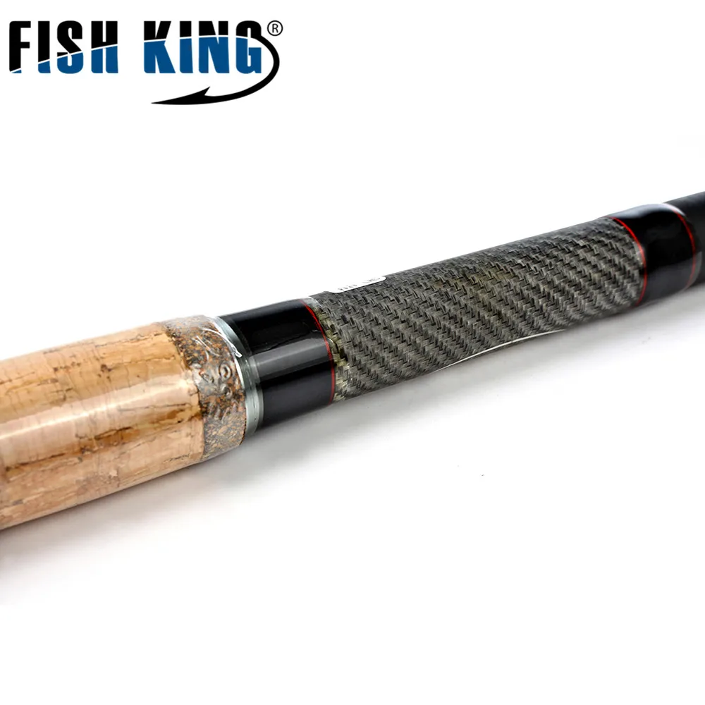 Телескопическая удочка FISH KING для серфинга, 3,9 м, 4,2 м, 50-150 г, 5 секций, 4 гида, Морская Лодка, карбоновая удочка для ловли карпа, удочка для серфинга
