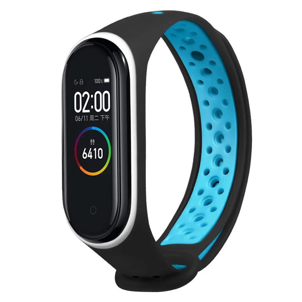 Сменный ремешок на запястье для Xiaomi mi Band 4, браслет в спортивном стиле, дизайн, легкий ремешок для часов Xiao mi band Band4