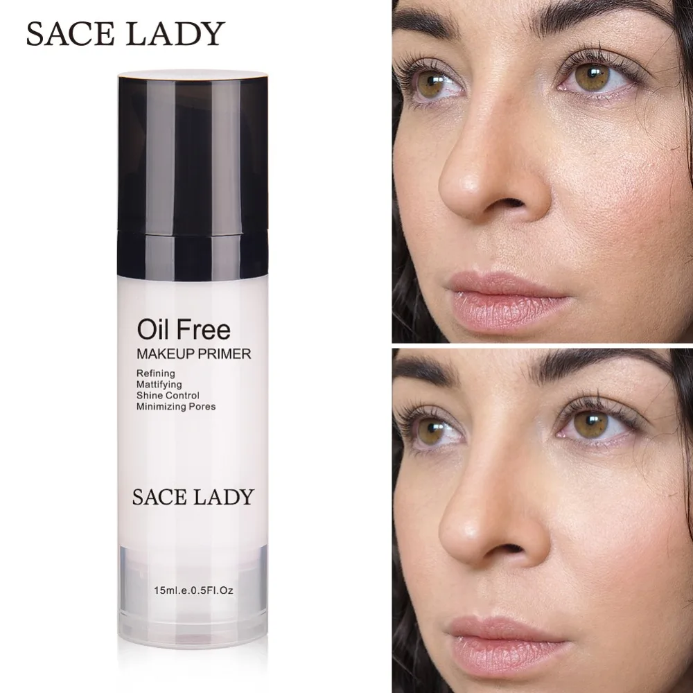 SACE LADY масляный праймер для макияжа лица Бесплатная Профессиональная база 15 мл