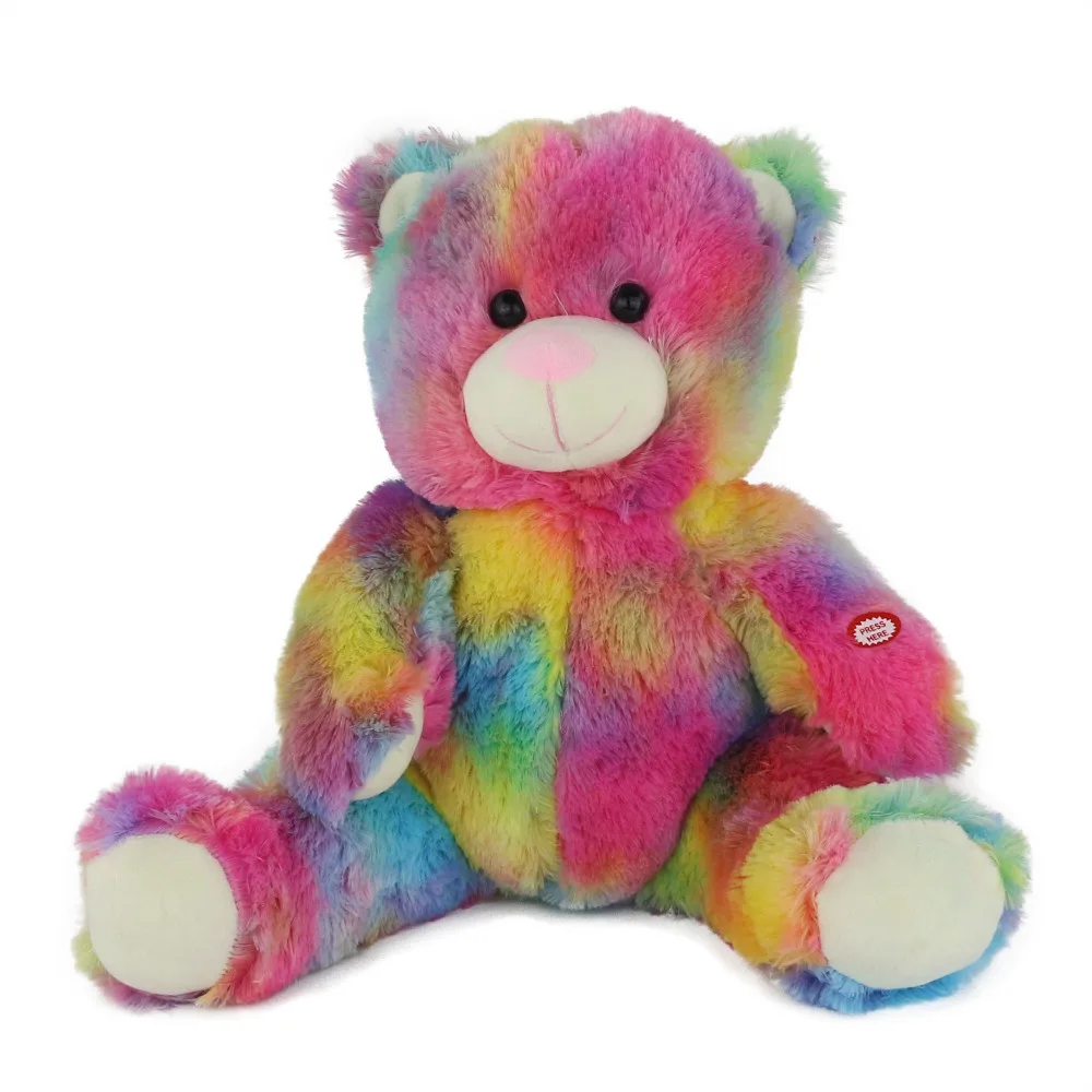 Прямая поставка 30 см светящийся плюшевый мишка креативный Индуктивный