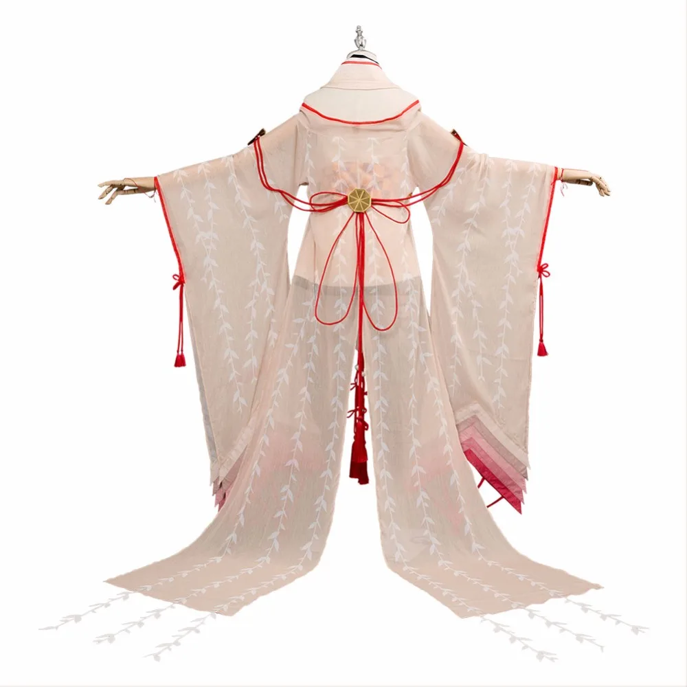 Onmyoji Косплей SSR Shiranui дайвер Али кимоно костюм платье наряд полный для женщин