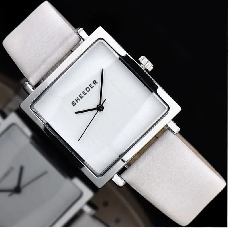2019 Sport Watches Fashion Clock women's watch reloj hombre hodinky Ladies square Leather relogio masculino 881 | Наручные часы